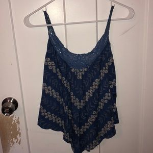 Blue Tribal Tank Top